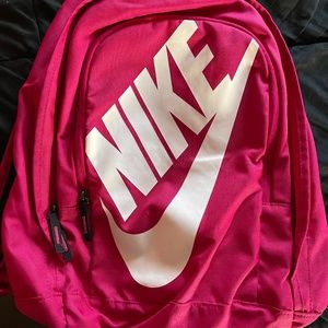 Pink Nike backpack